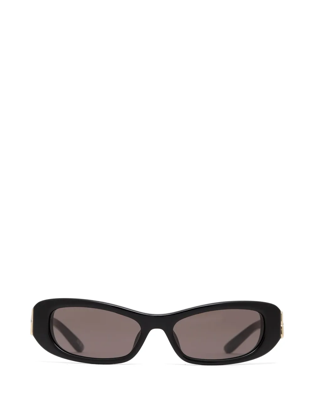 Balenciaga Cosmo rectangle sunglasses in black - Marrone