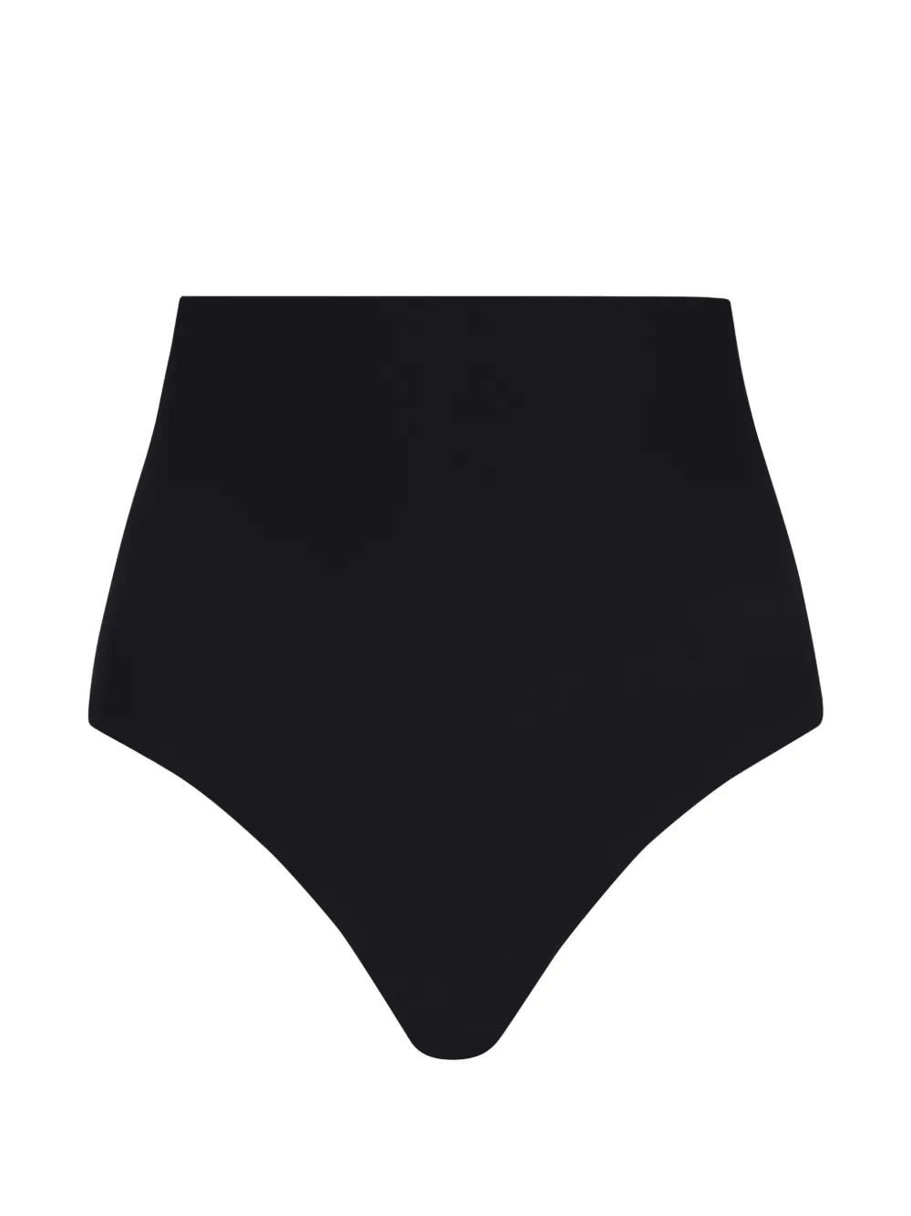 BONDI BORN Slip bikini Faith a vita alta - Nero