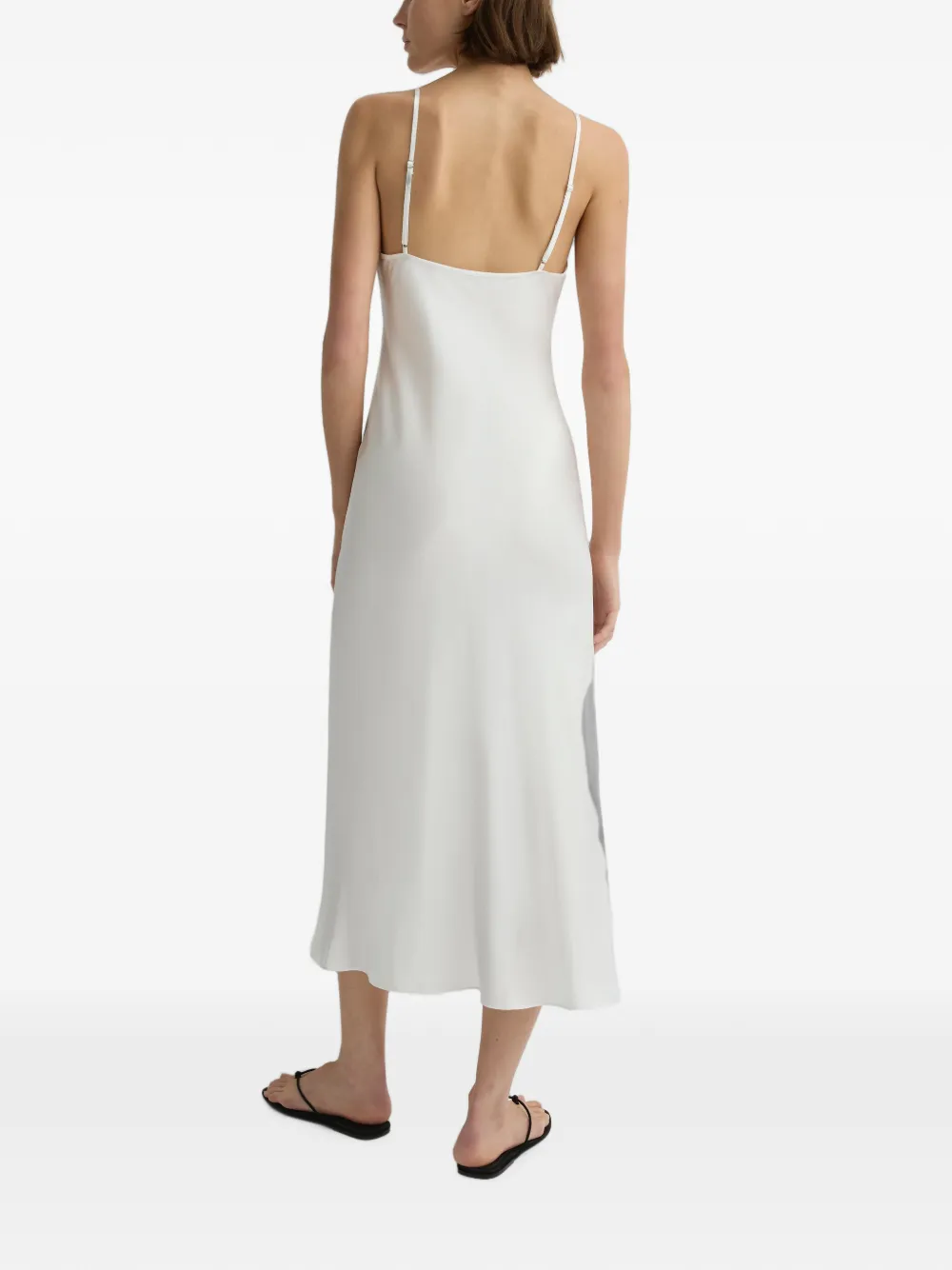 BONDI BORN Como maxi-jurk met uitgesneden details Wit