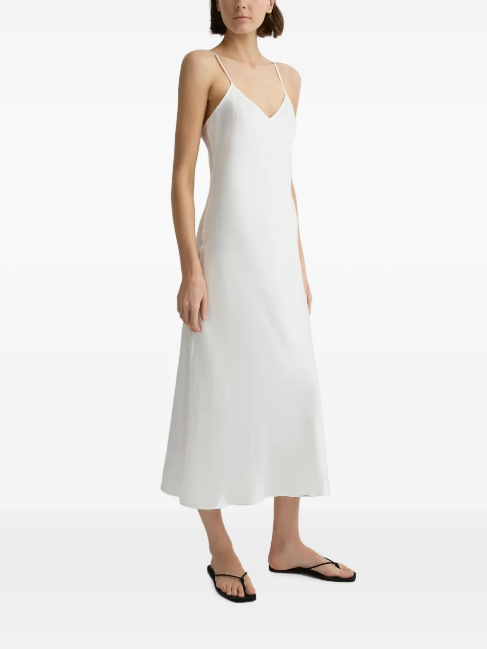 BONDI BORN Como maxi-jurk met uitgesneden details Wit