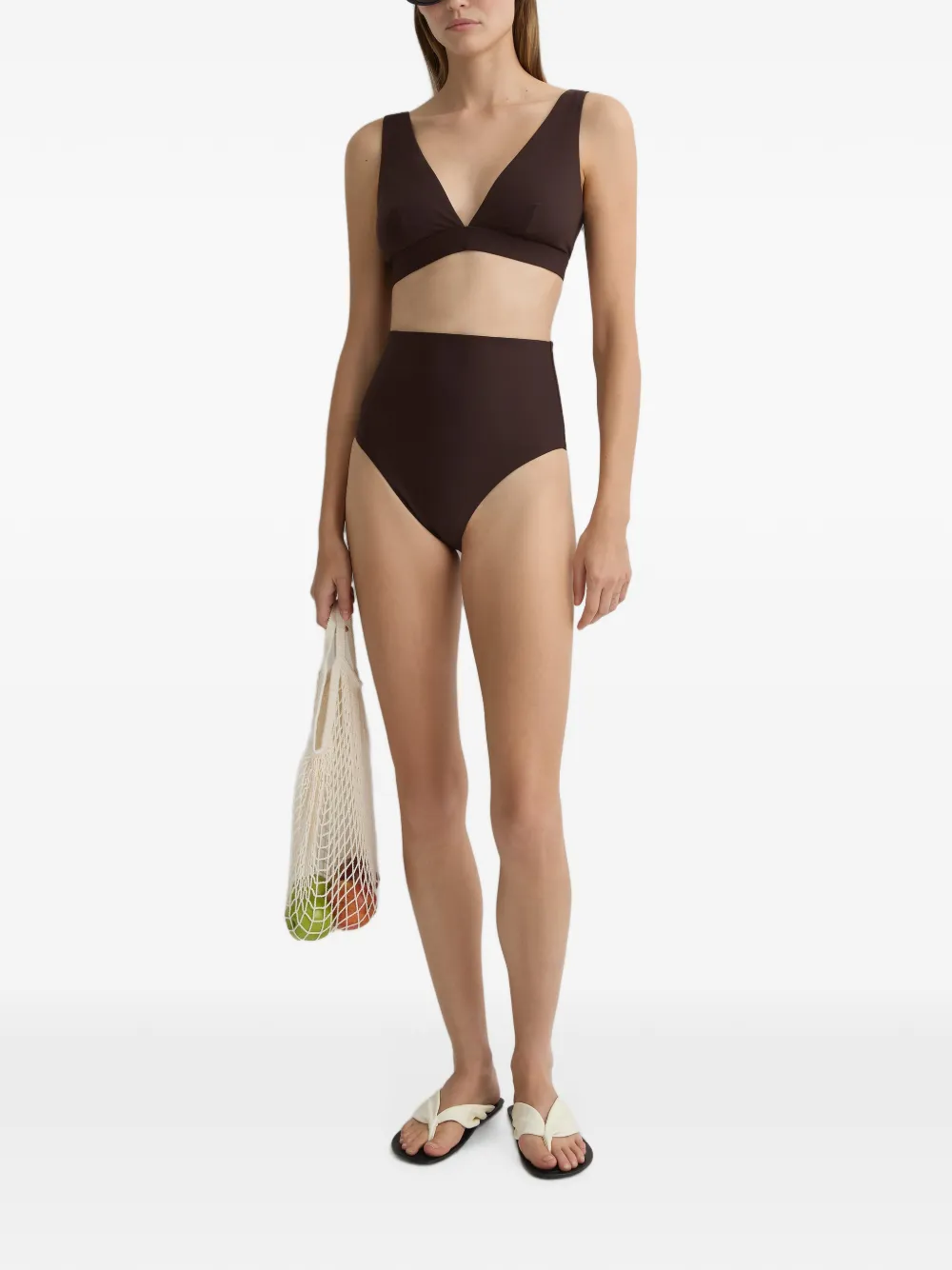 BONDI BORN High waist bikinislip Bruin