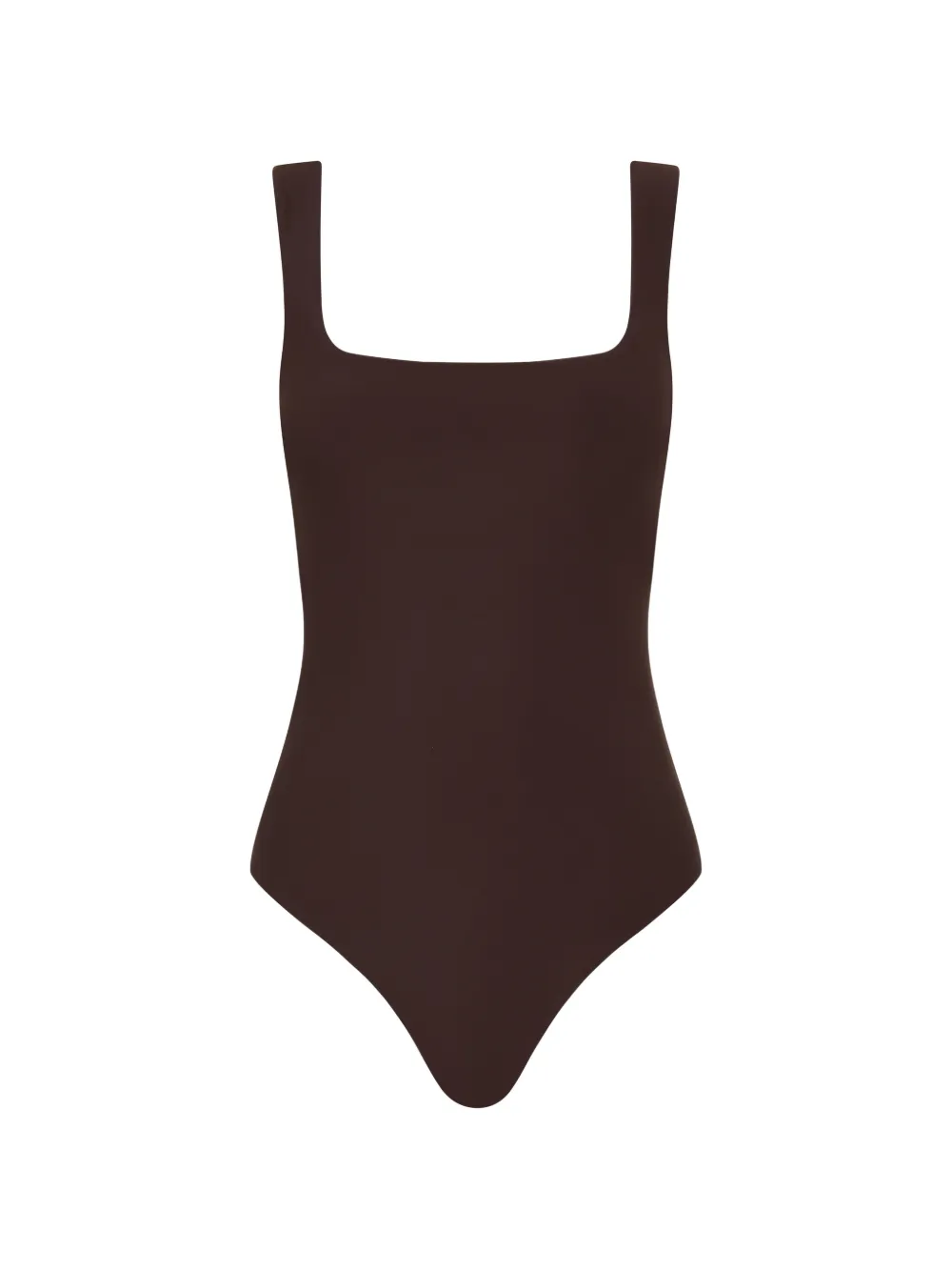 BONDI BORN Costume intero Mackinley con scollo quadrato - Marrone