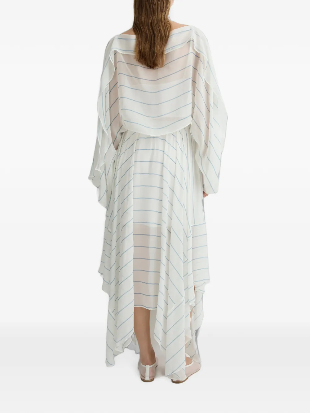 BONDI BORN Capri blouse met kimono mouwen Wit