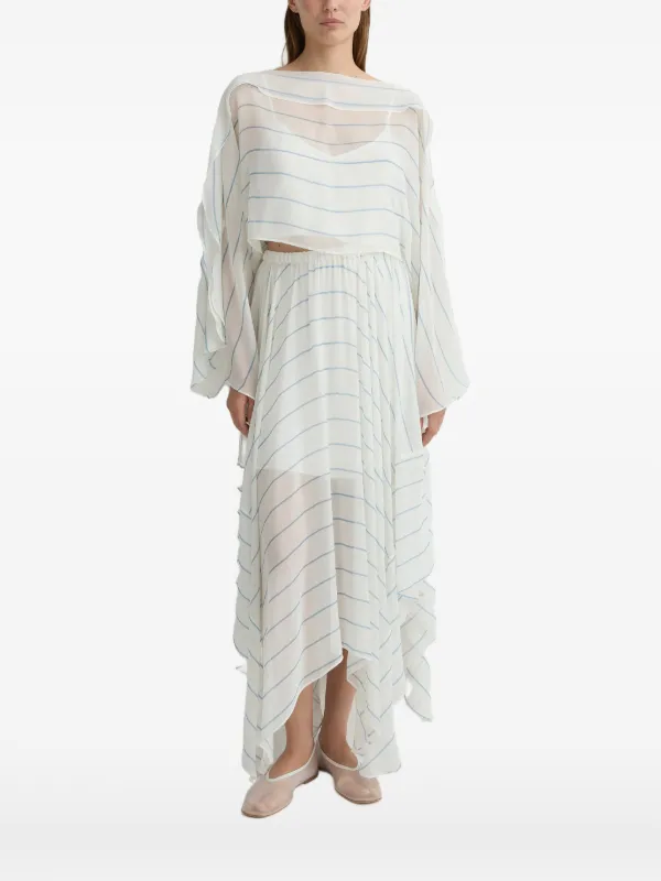 Bondi Born Capri Kimono-sleeve Blouse in White