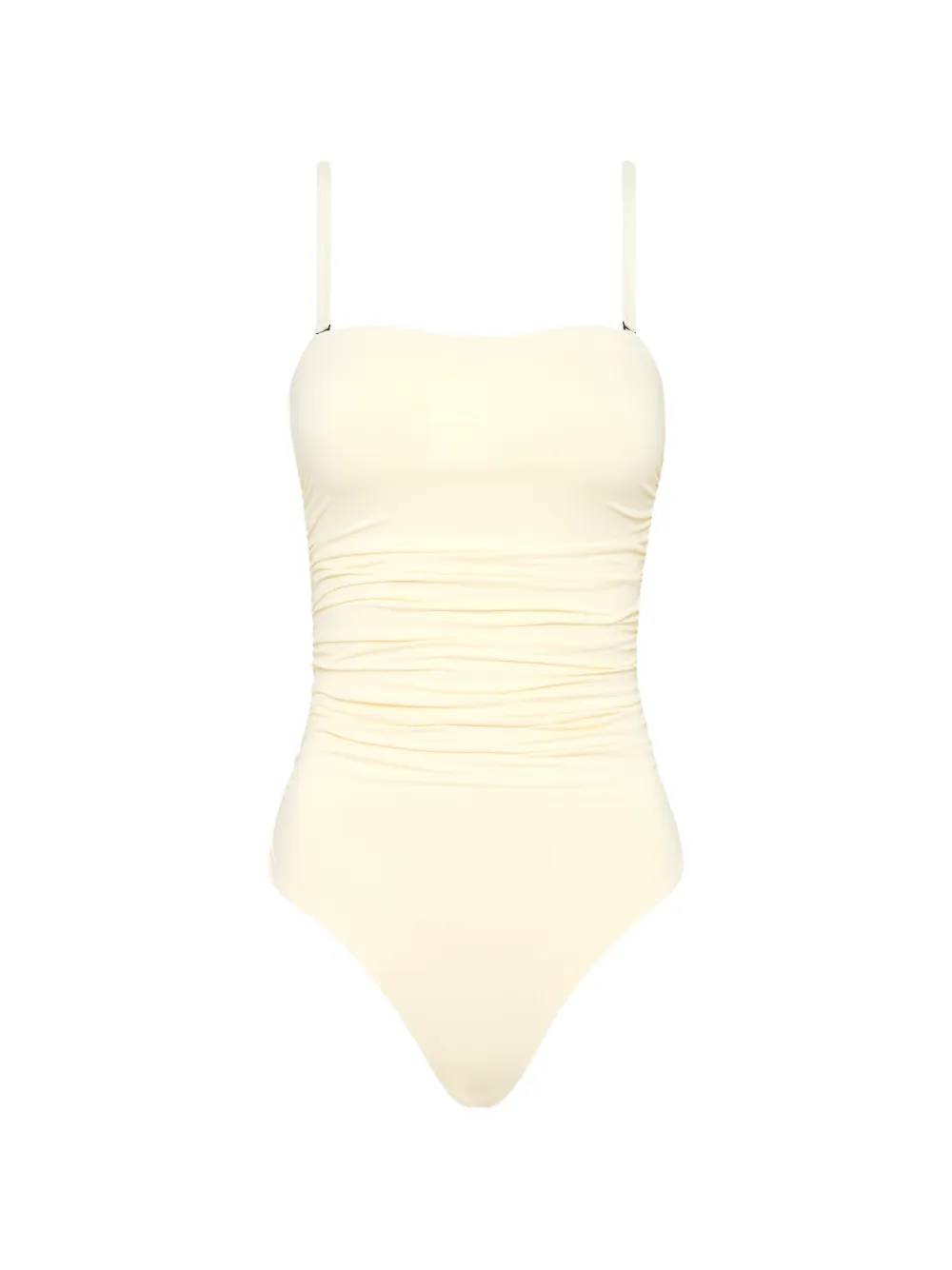 BONDI BORN Costume intero Raya con ruches - Toni neutri