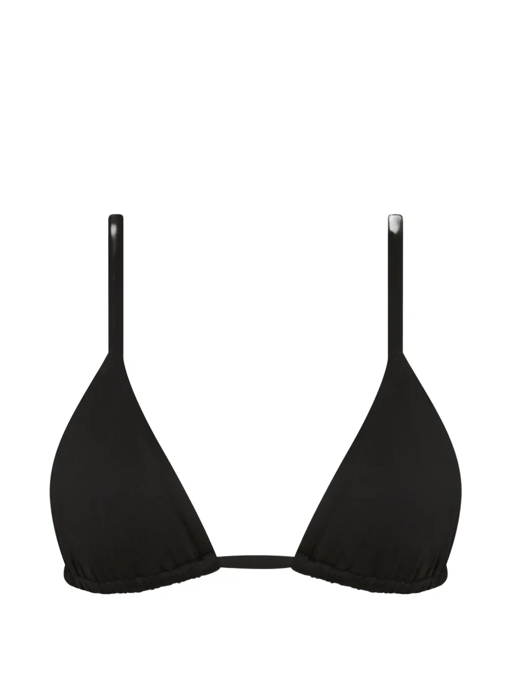 BONDI BORN Top bikini a triangolo Lulu - Nero