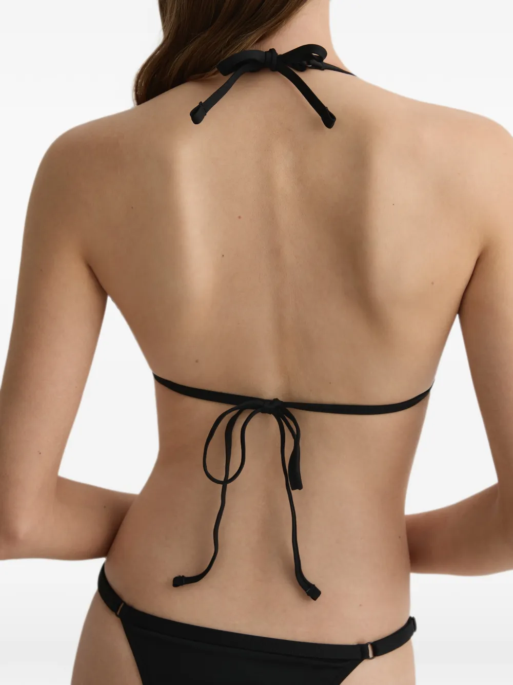 BONDI BORN Lulu triangel bikinitop Zwart