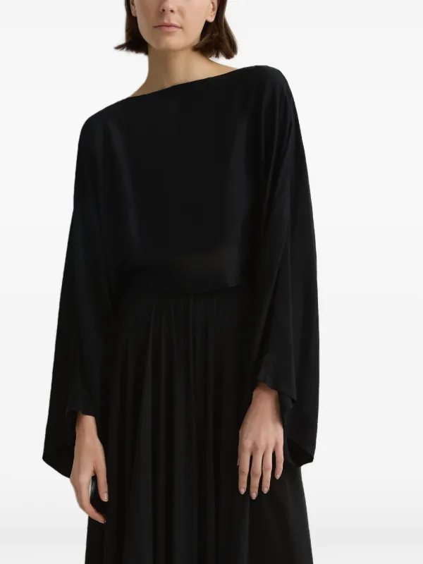 Bondi Born Cremona Kimono-sleeve Blouse in Black