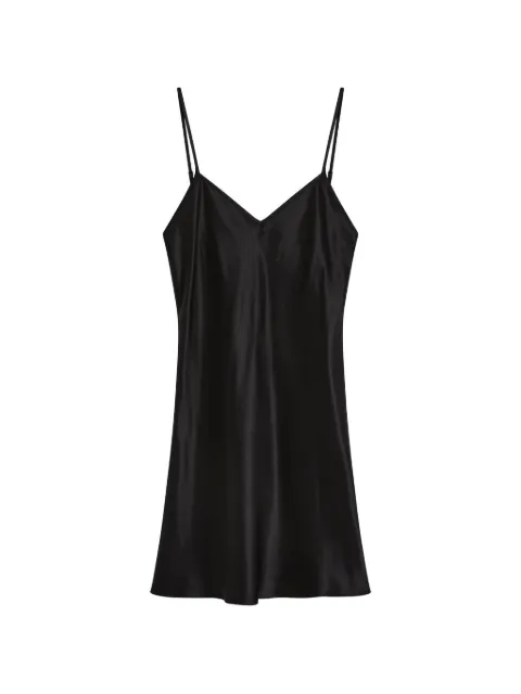 BONDI BORN Como bias-cut slip mini dress
