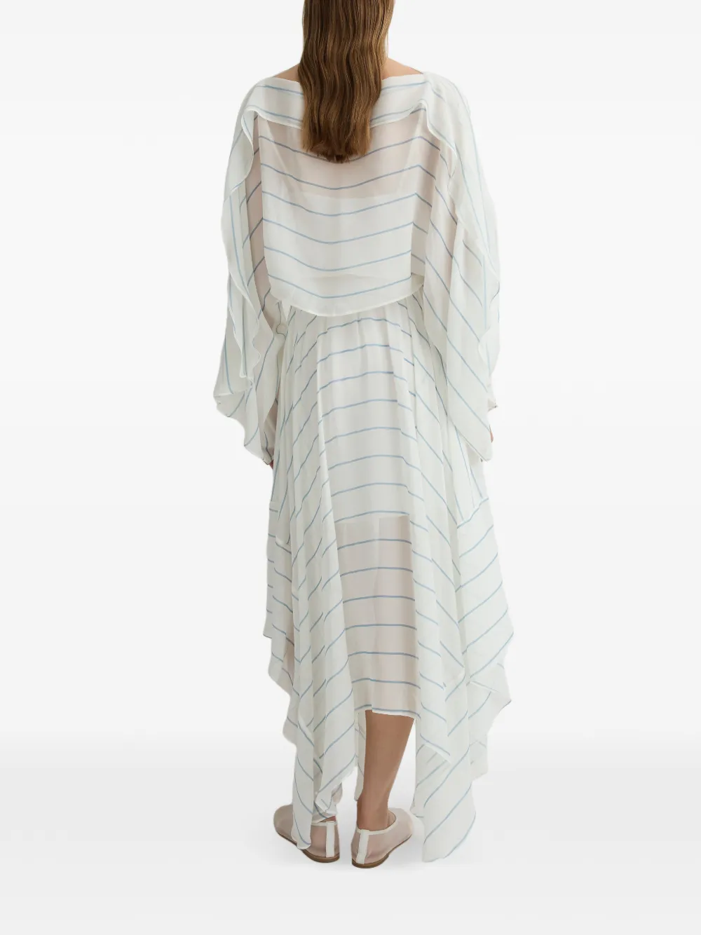 BONDI BORN Capri vierkante maxi-rok Wit