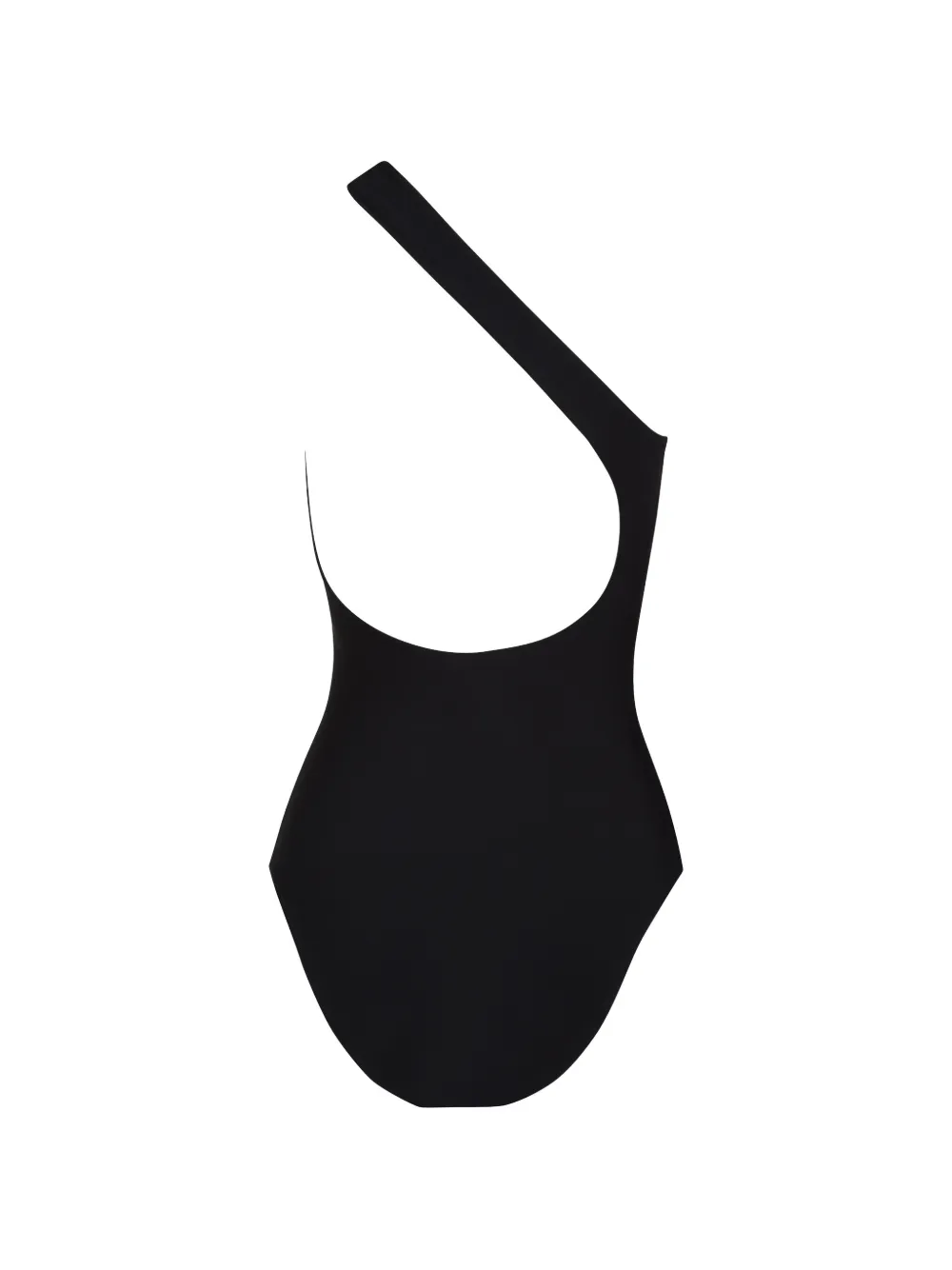BONDI BORN Colette asymmetrisch badpak Zwart