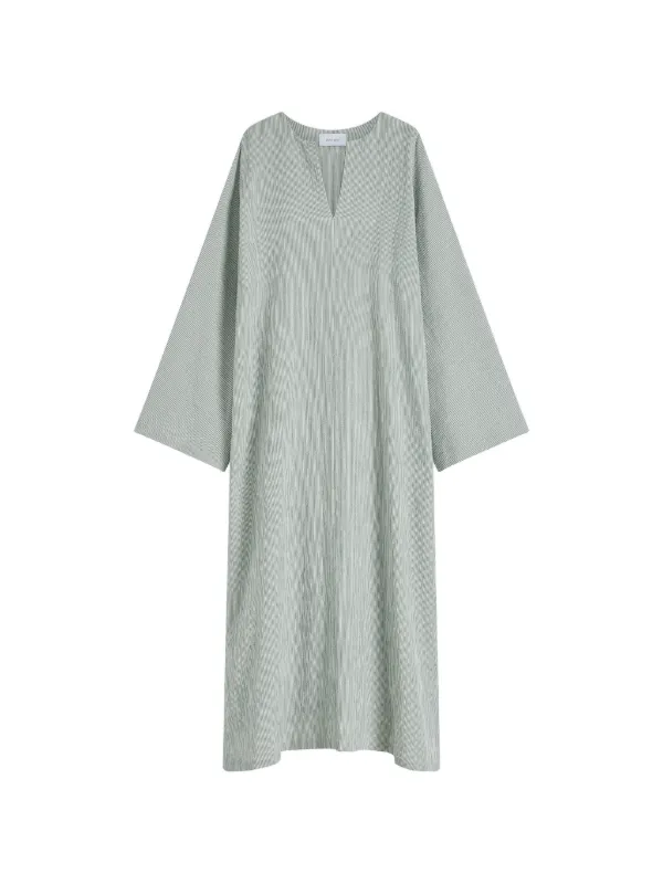 Bondi Born Finn Kimono-sleeve Maxi Dress in Green