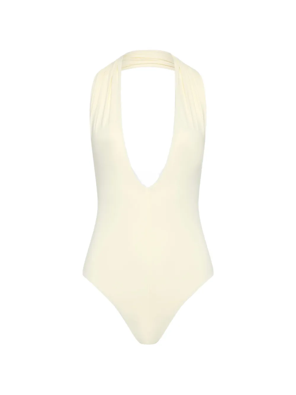 BONDI BORN Costume da bagno Blair con scollo all'americana - Toni neutri