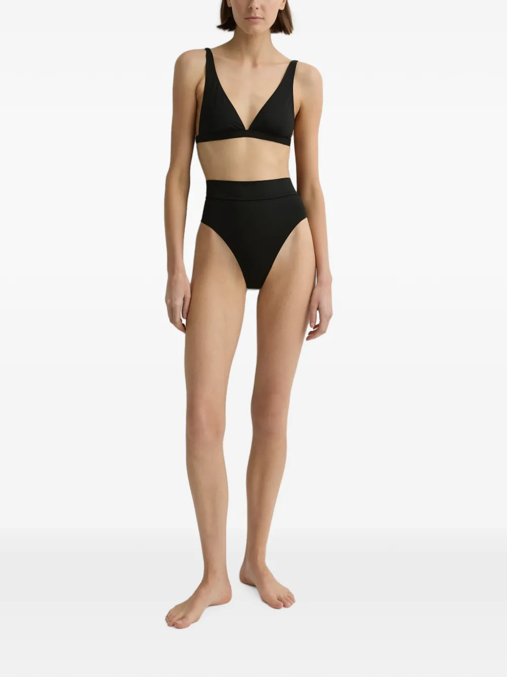 BONDI BORN Joan high waist bikinislip Zwart