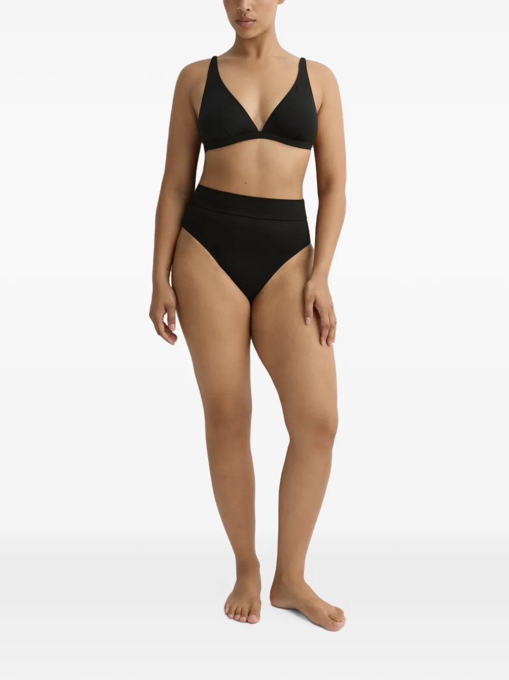 BONDI BORN Joan high waist bikinislip Zwart