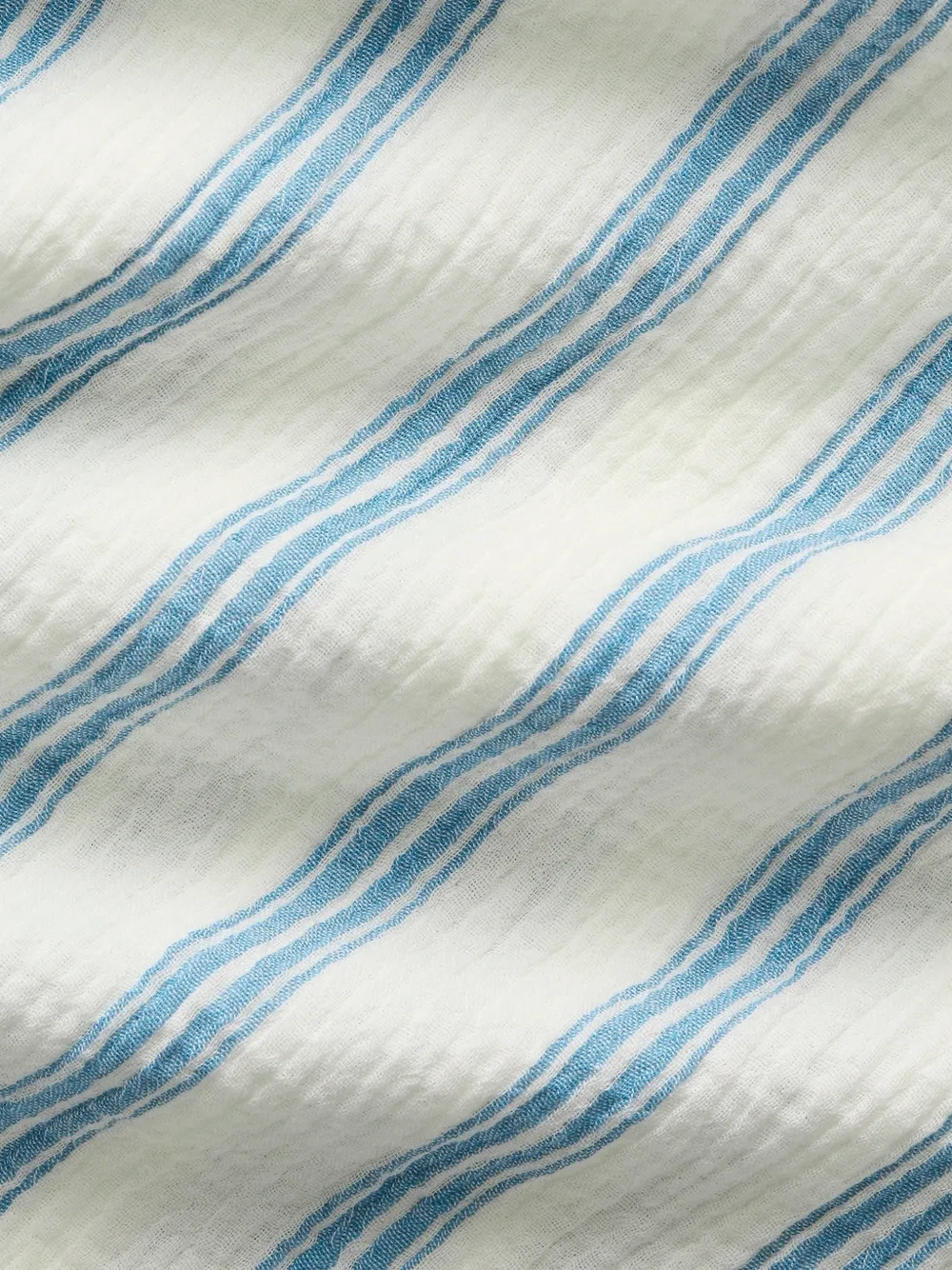 BONDI BORN Finn gestreepte wikkeltuniek Beige