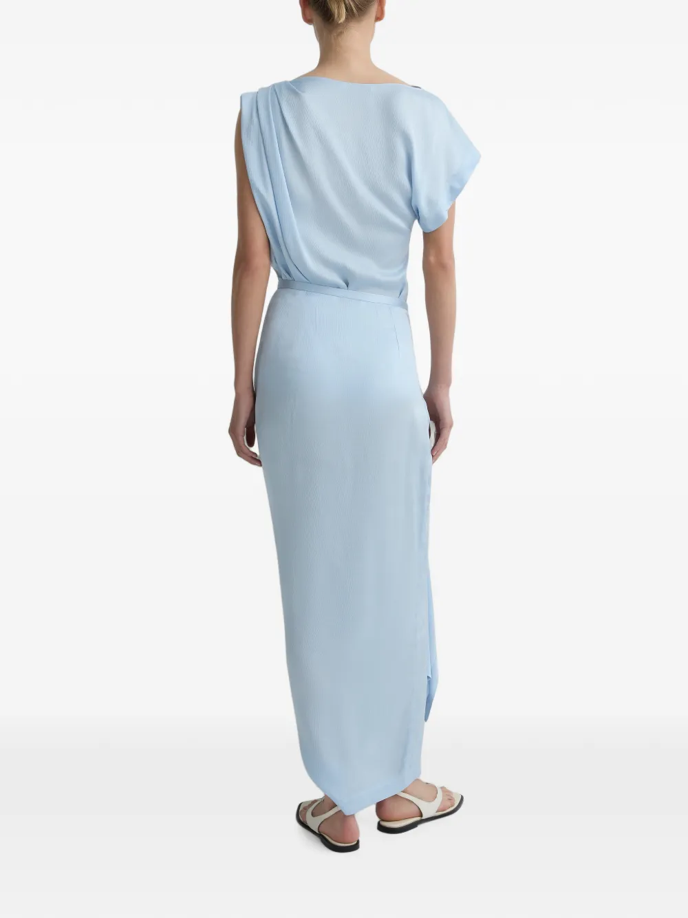 BONDI BORN Ardea gedrapeerde maxi-rok Blauw