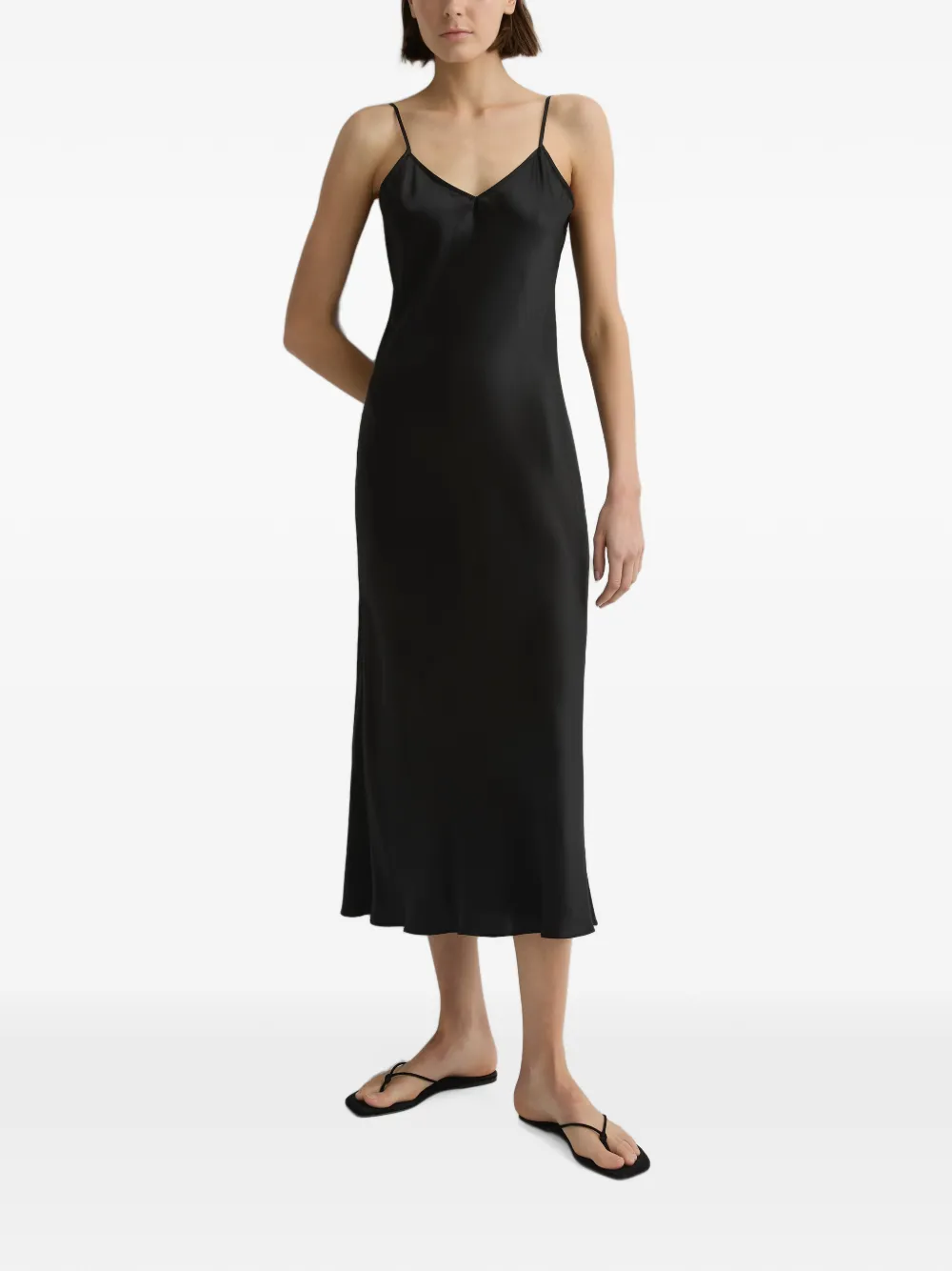 BONDI BORN Como maxi-jurk met uitgesneden details Zwart