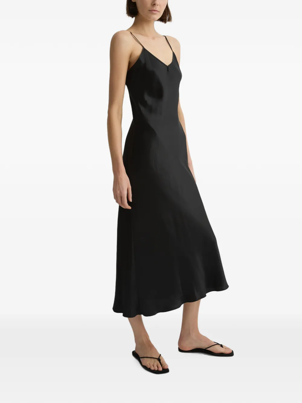 BONDI BORN Como maxi-jurk met uitgesneden details Zwart