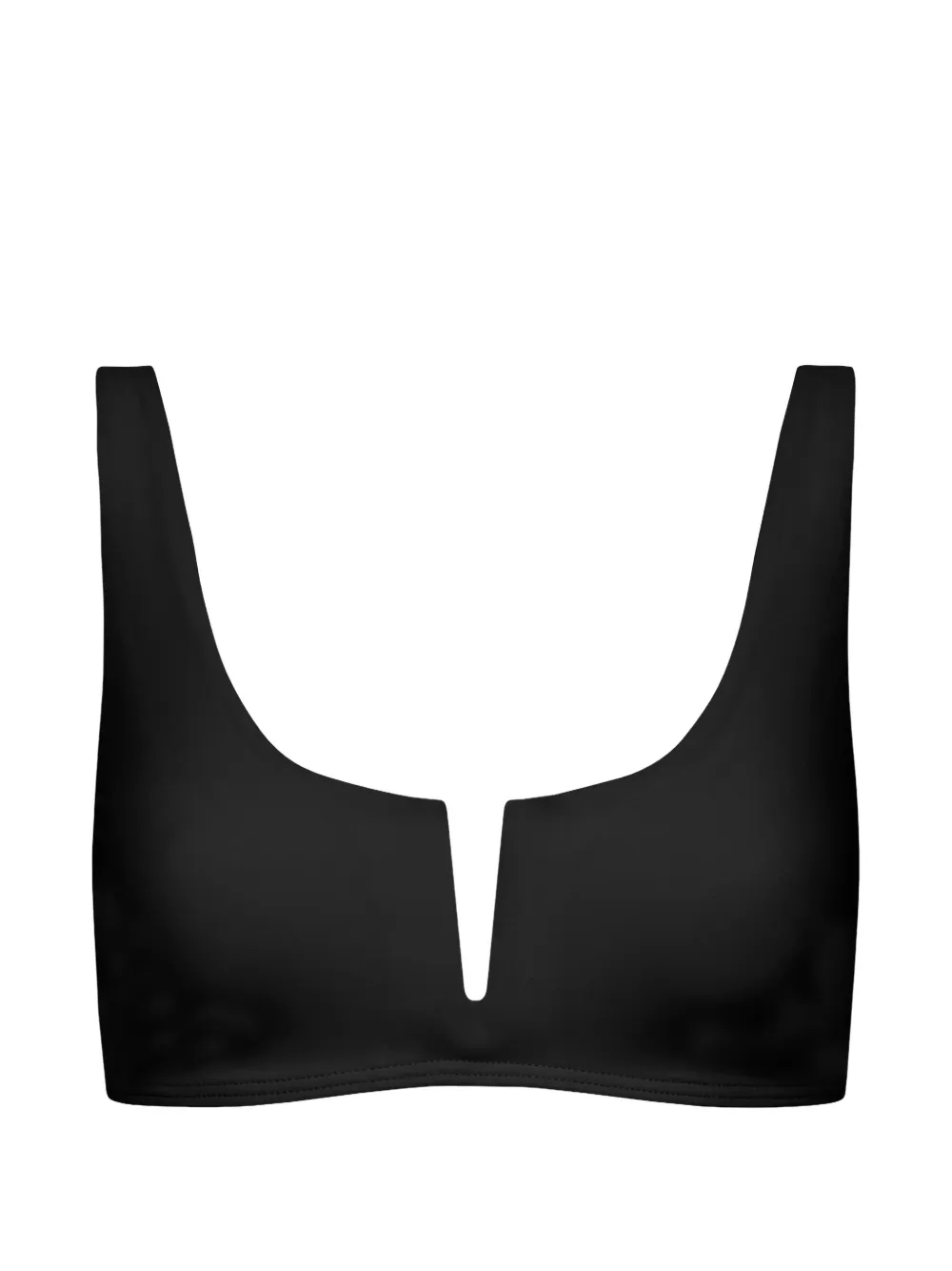 BONDI BORN Top bikini Verona con scollo a V - Nero