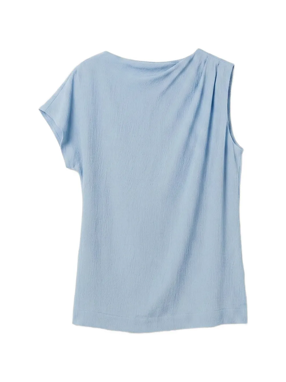 BONDI BORN Ardea draped shoulder top - Blu