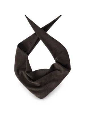 LEMAIRE Trompe L'oeil Scarf In Merino Blend | Black | FARFETCH