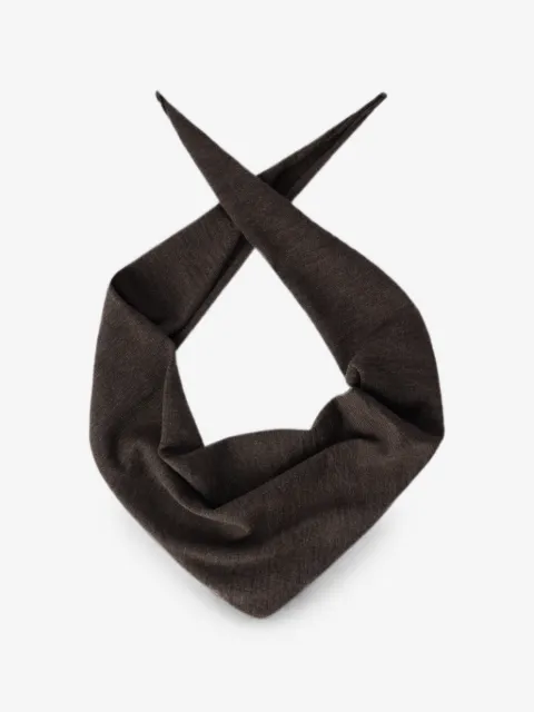 LEMAIRE triangular scarf in fine merino wool