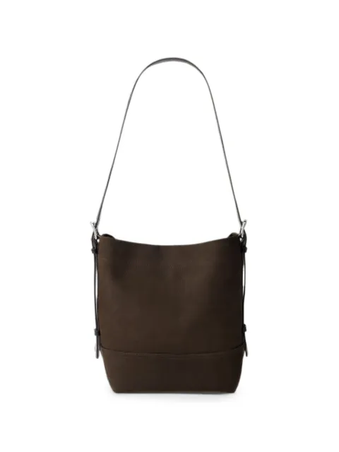 LEMAIRE small belted tote bag in alpaca nubuck
