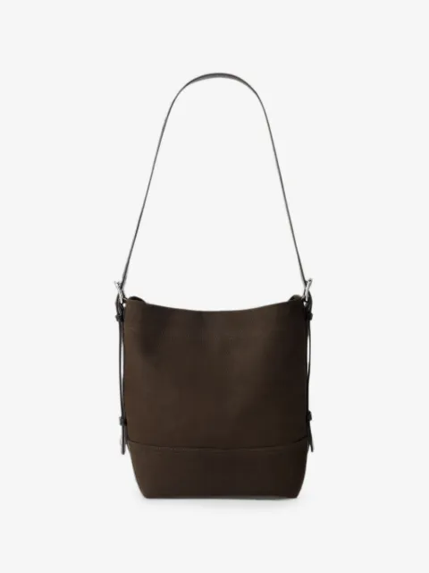 LEMAIRE small belted tote bag in alpaca nubuck