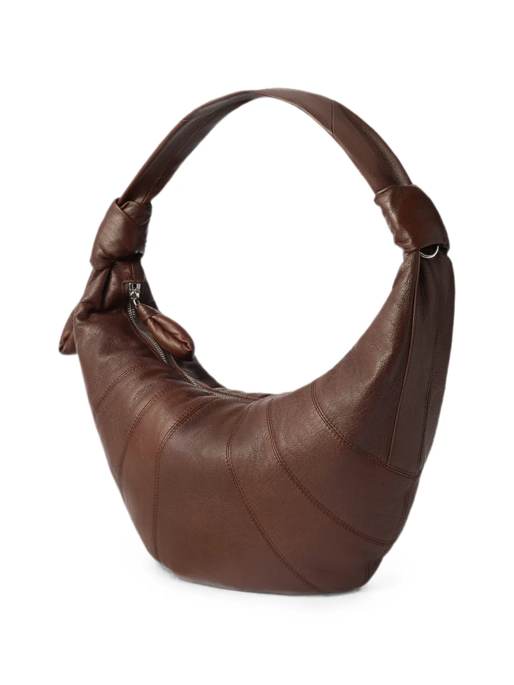 LEMAIRE Fortune Croissant bag in goat leather - Braun