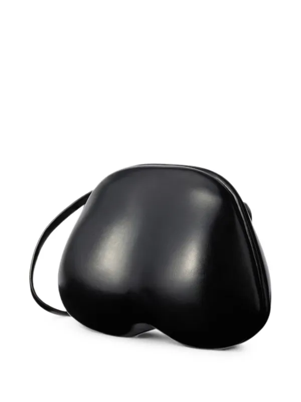 LEMAIRE x Carlos Peñafiel Fesses Bag In Patinated Leather | Black