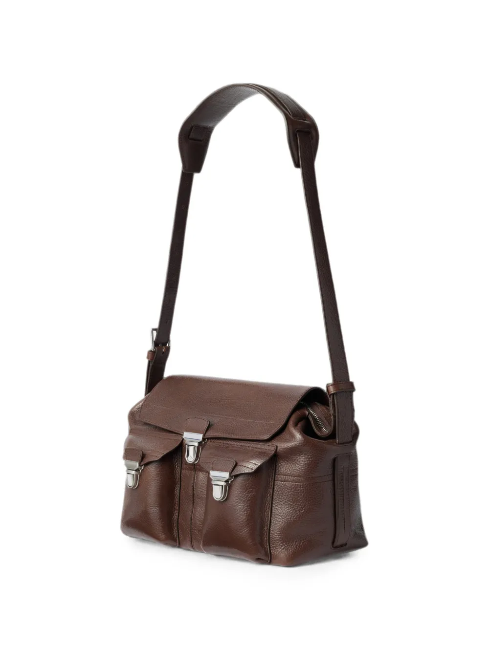 LEMAIRE Medium Gear leren tas Bruin