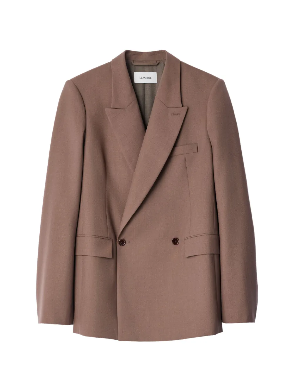 LEMAIRE Blazer met dubbele rij knopen Bruin