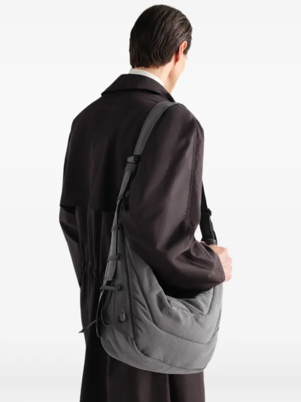 LEMAIRE Medium Soft Game Bag In Nylon Canvas | Blue | FARFETCH