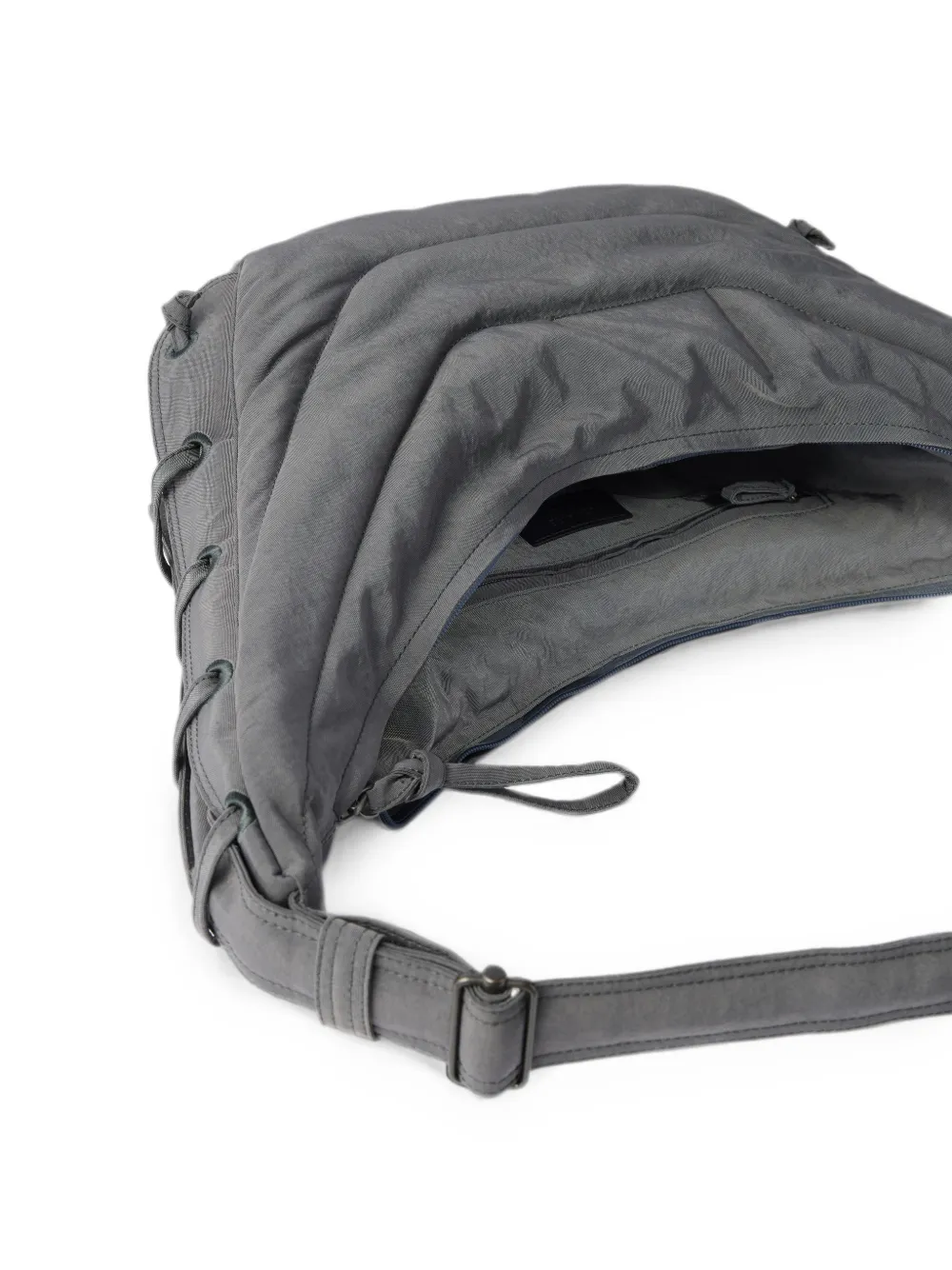 LEMAIRE Medium Soft Game nylon canvas tas Blauw