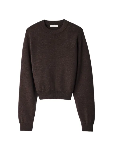LEMAIRE short sweater in felted merino wool