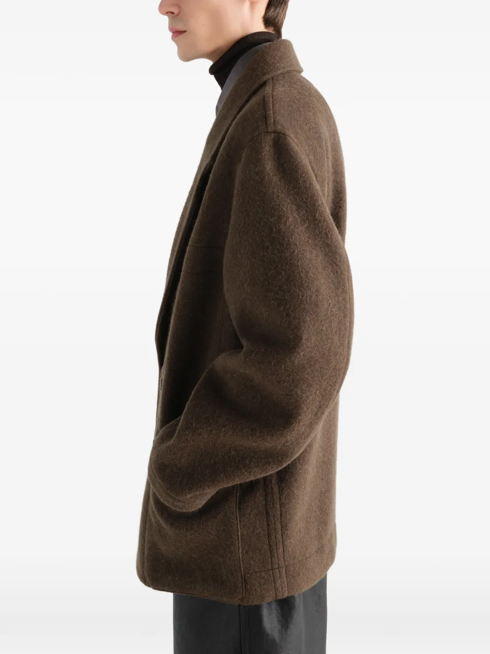 LEMAIRE Blazer met dubbele rij knopen Bruin
