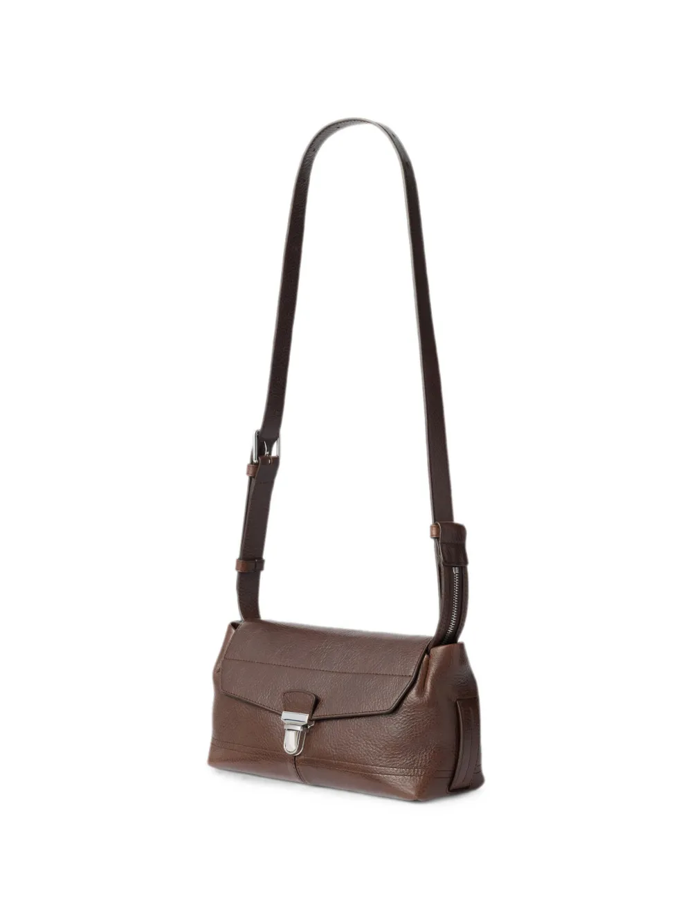 LEMAIRE Kleine Gear leren tas Bruin