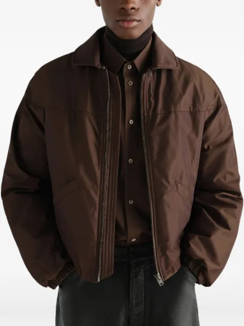 LEMAIRE quilted blouson in water-repellent canvas