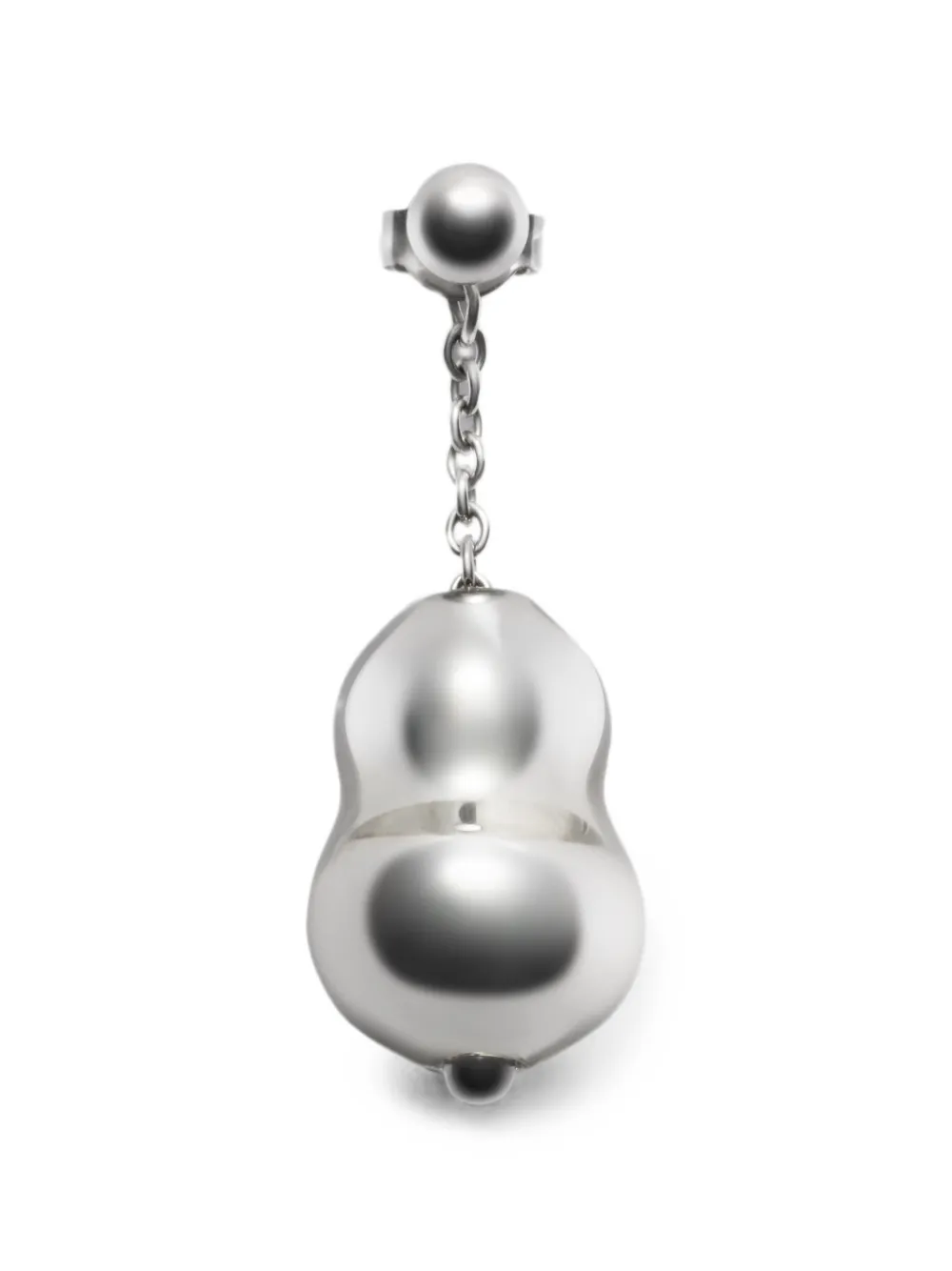 LEMAIRE Ohrring aus mundgeblasenem Glas - Silber