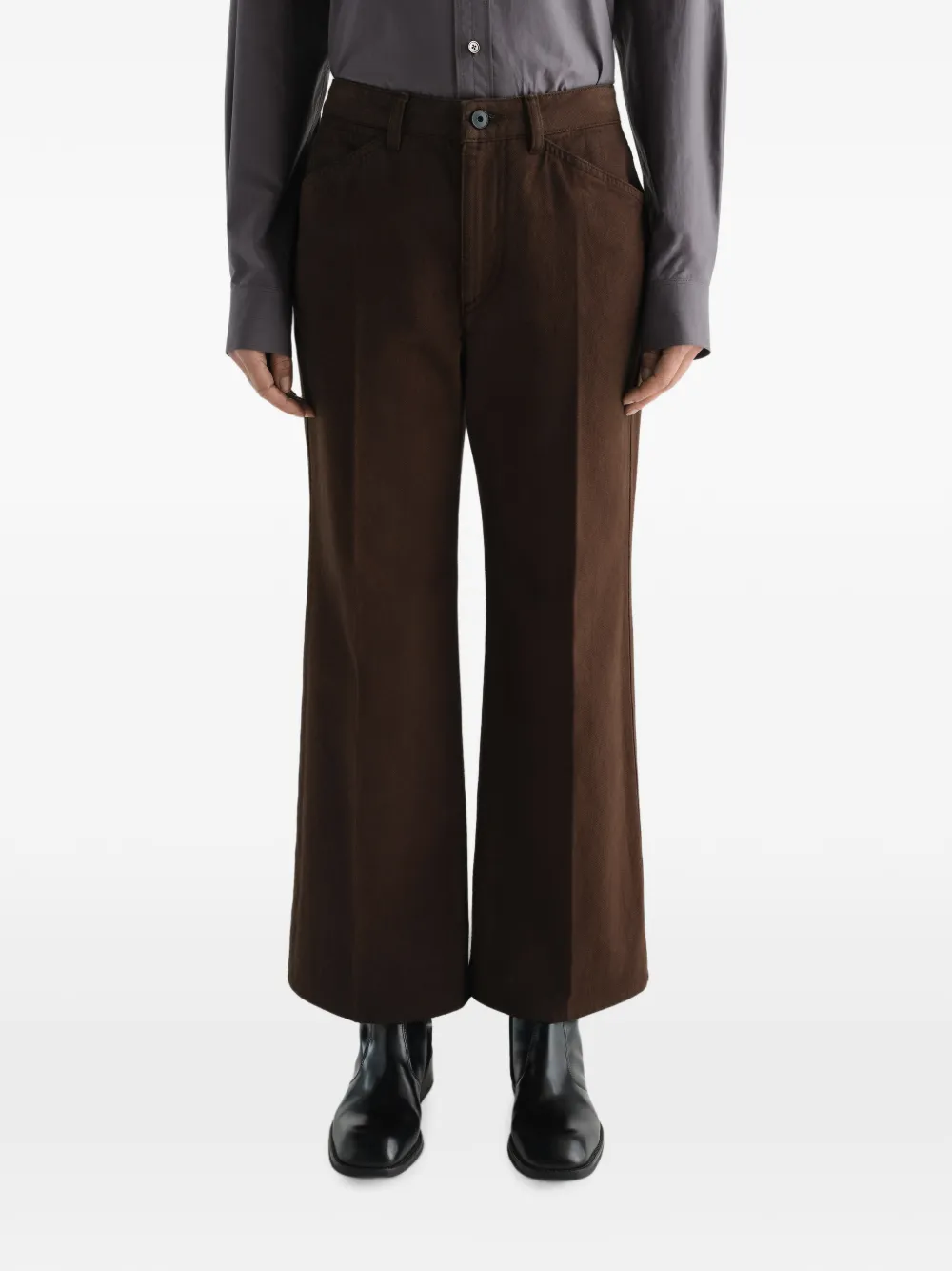 LEMAIRE Straight broek Bruin