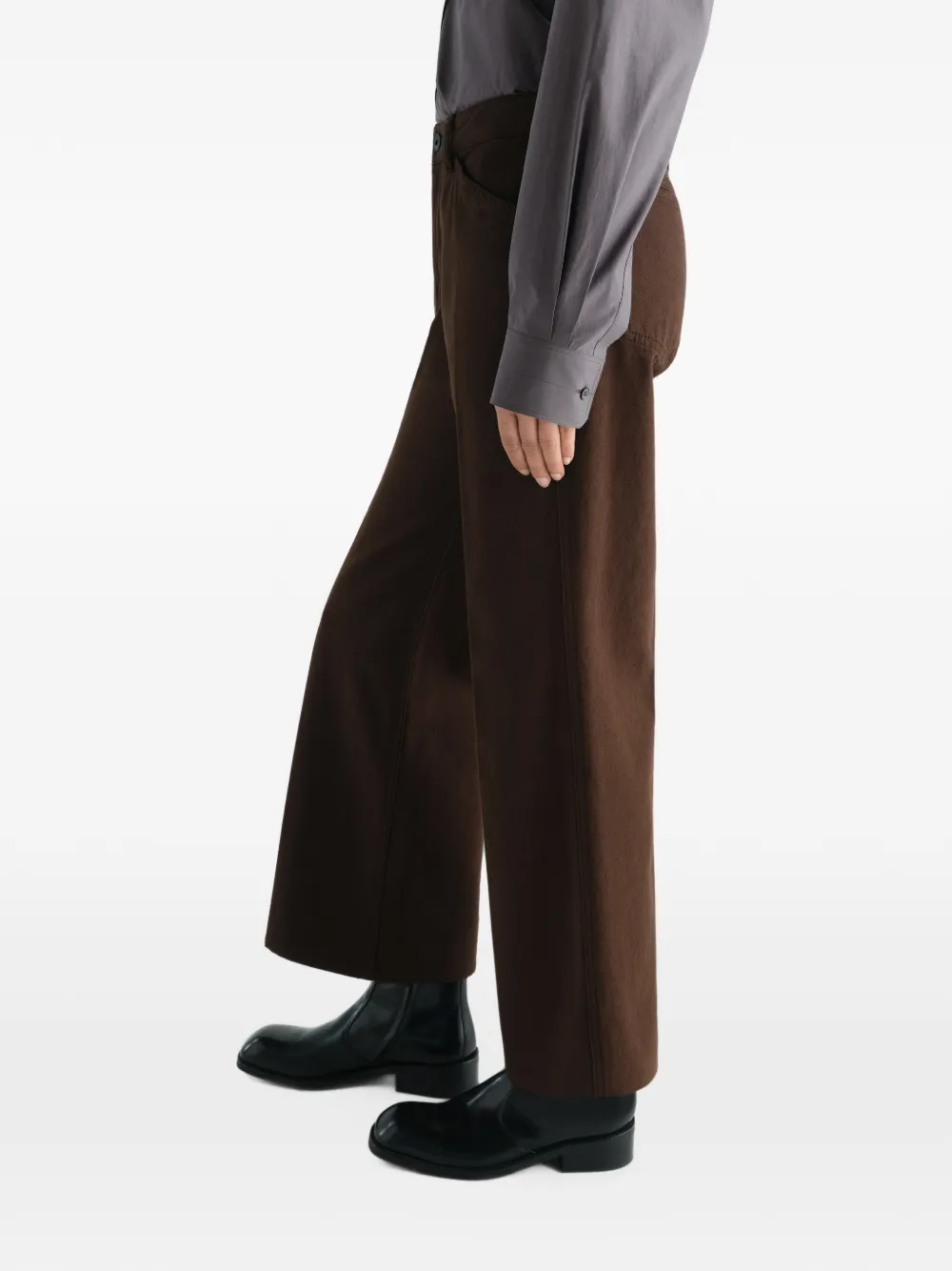 LEMAIRE Straight broek Bruin