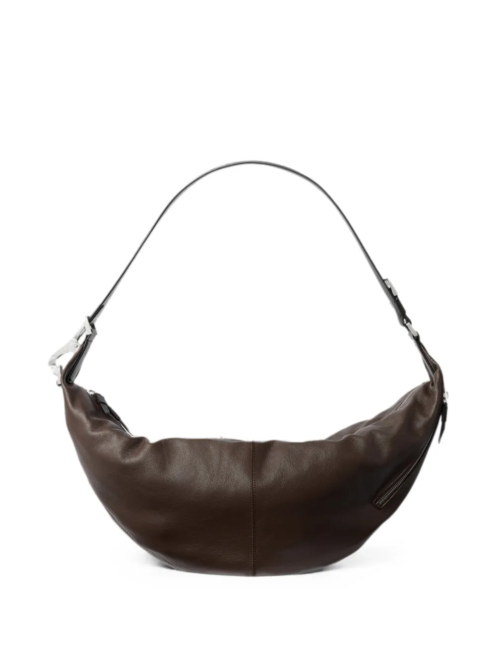 LEMAIRE Quiver Clip leren tas Bruin