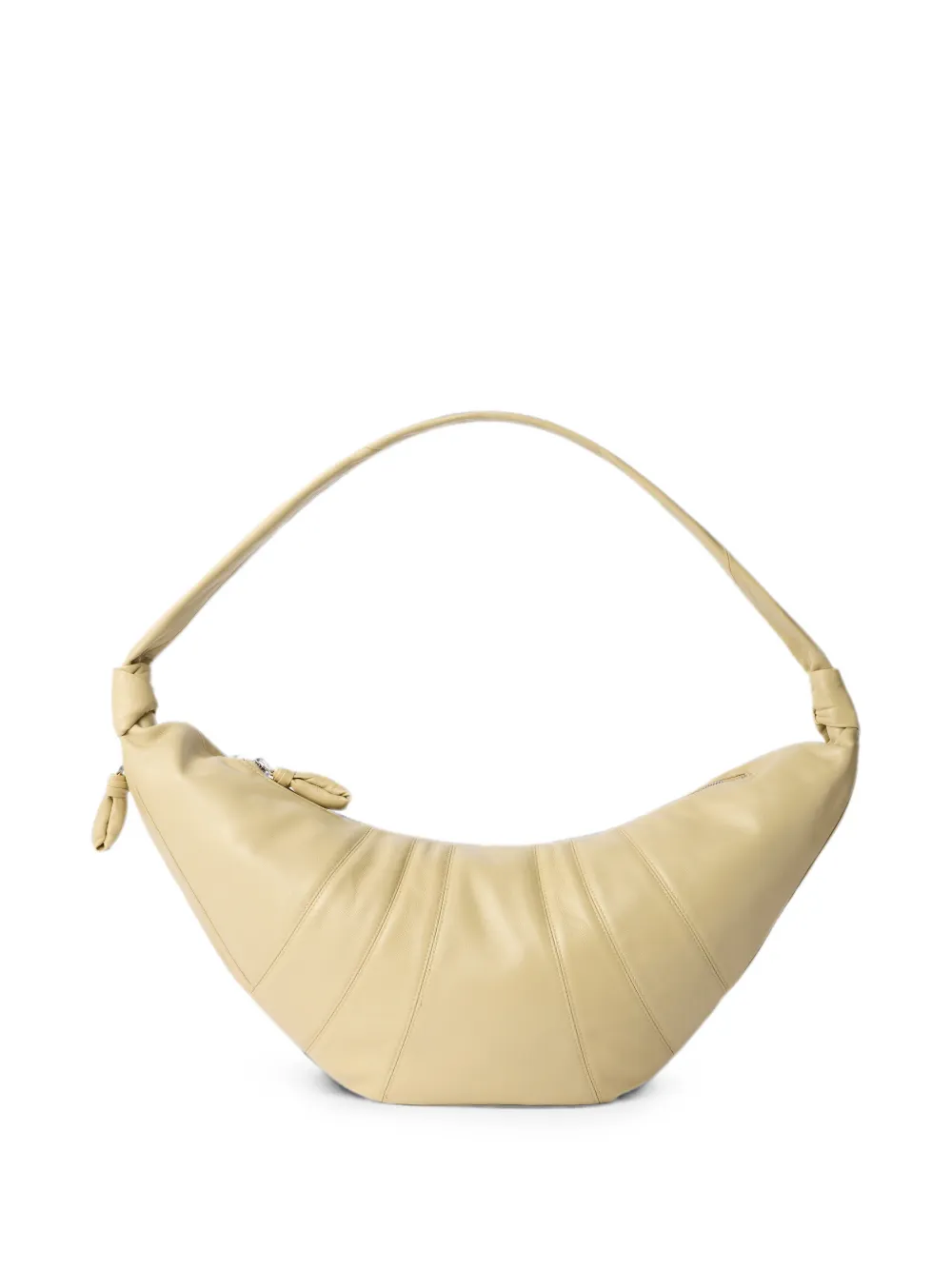 LEMAIRE large Croissant bag in leather - Giallo