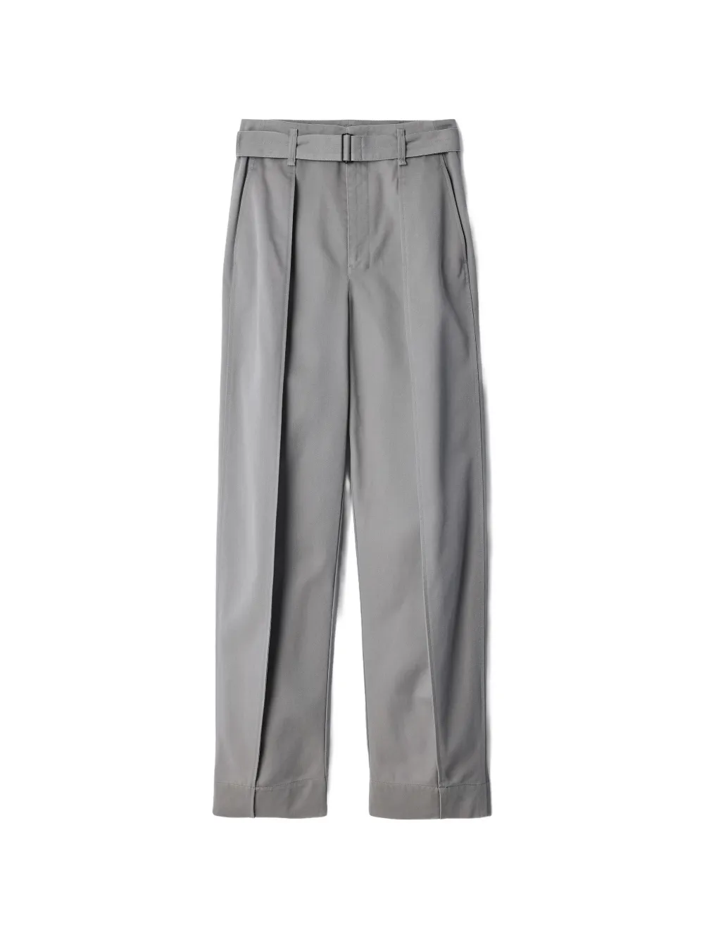 LEMAIRE Pantaloni tondi in twill di policotone - Grigio