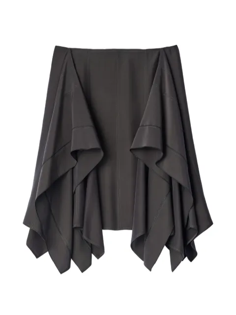 LEMAIRE panelled skirt in silk and viscose cloth