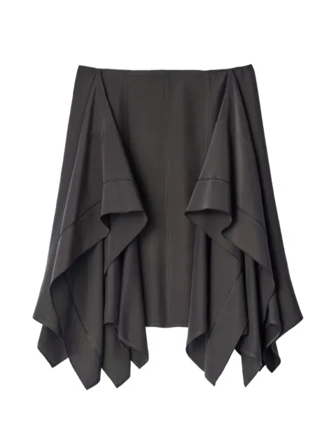 LEMAIRE paneled skirt in silk viscose toile