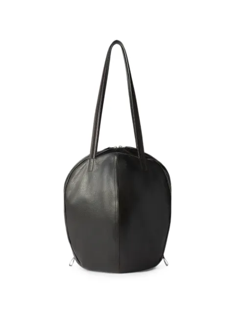 LEMAIRE Helmet bag in grained paper leather