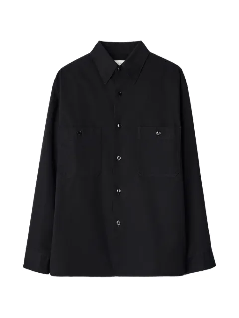 LEMAIRE camisa de sarga ligera con dos bolsillos