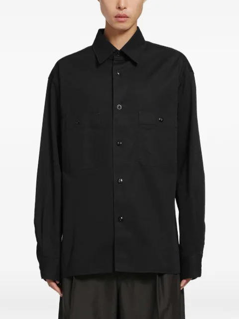 LEMAIRE two-pocket shirt in light cotton twill 